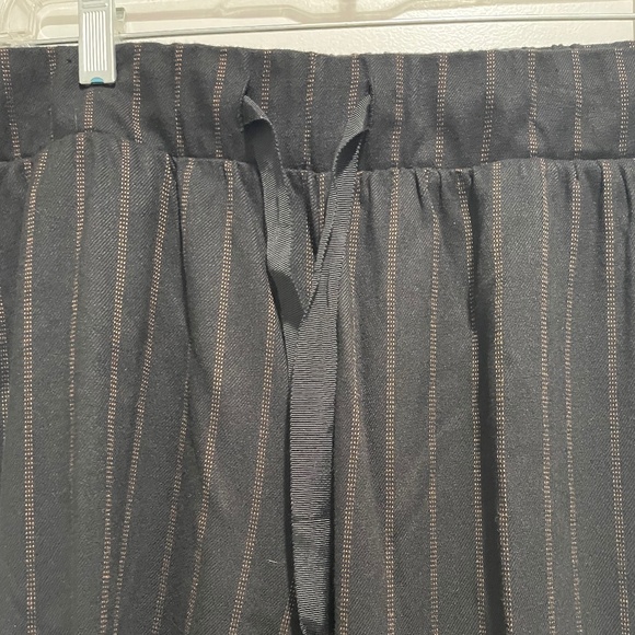 torrid Pants - Torrid size L Black Pants with pinstripe ribbon drawstring pockets lounge